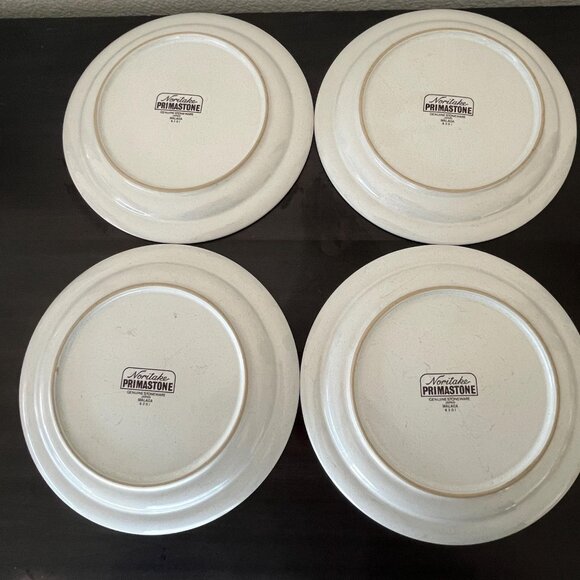 Noritake Primastone Malaga Salad Side Plates // Set of 4 // Vintage 1971-1976 - Picture 4 of 5